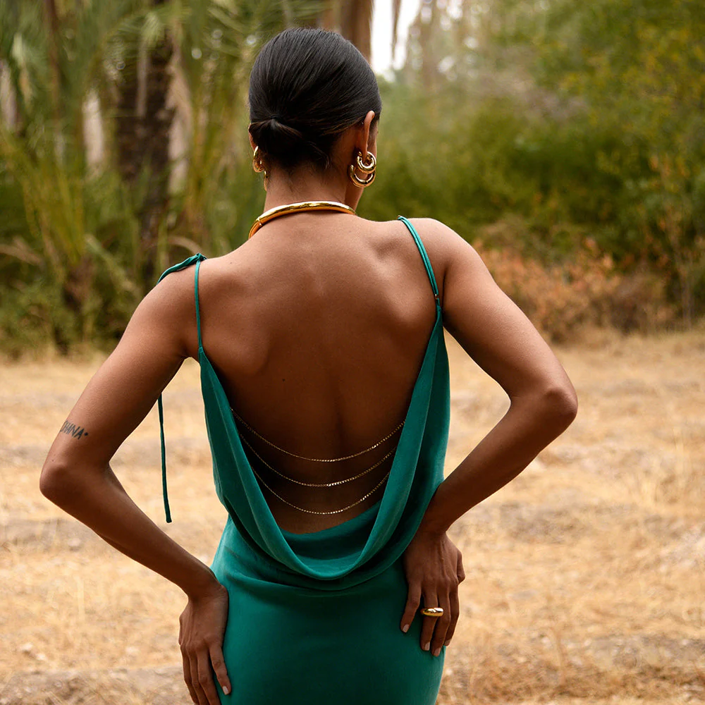 Ophelia Dress Green - Image 7